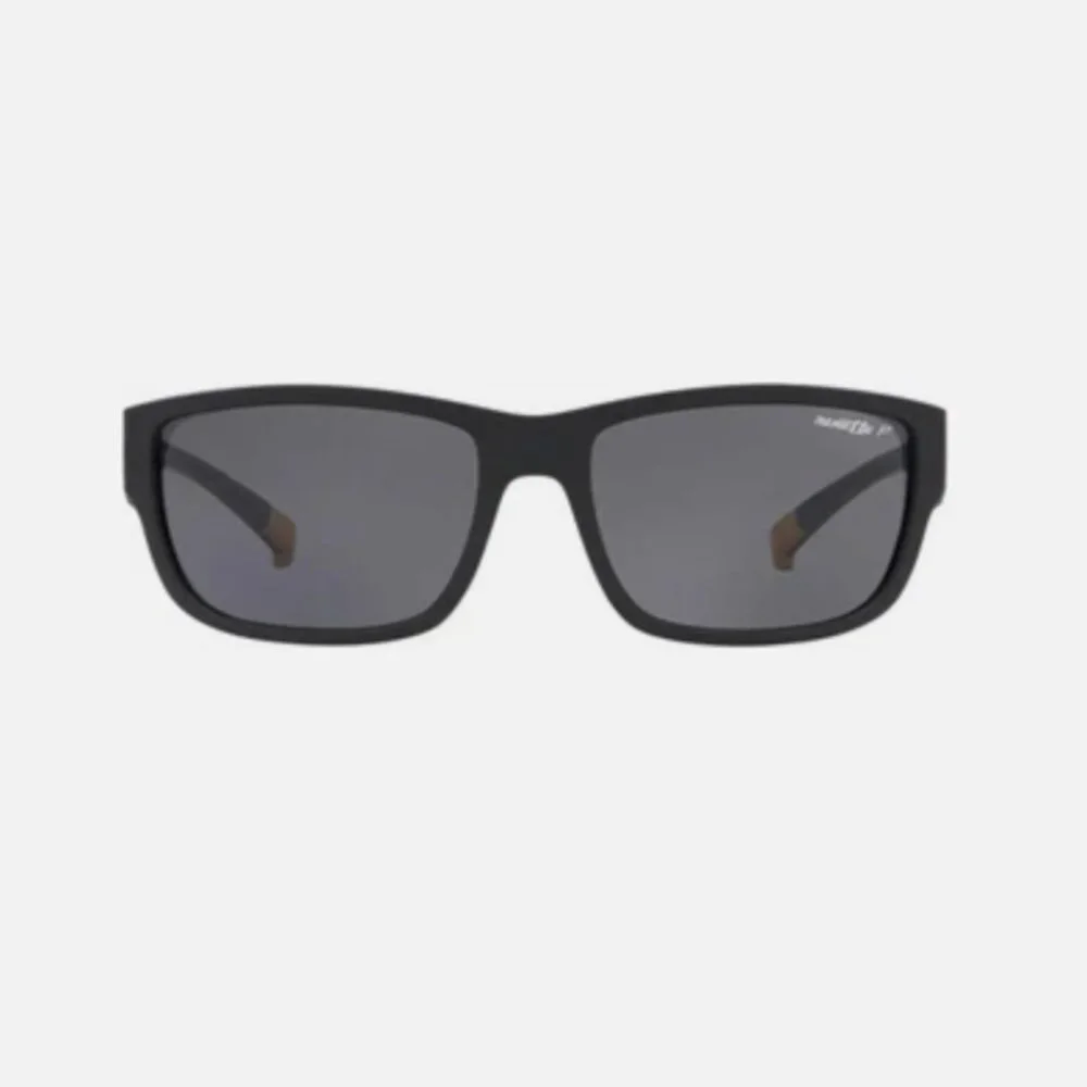 ARNETTE 62mm Matte Black Grey Polarized Sunglasses